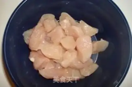 Make French vegetable chicken string step 0