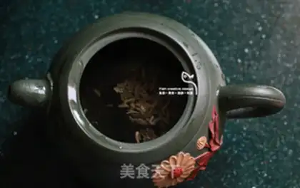 Make Flying fish seed tea and rice step 4