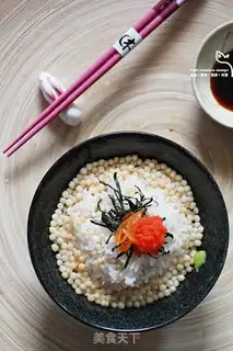 Make Flying fish seed tea and rice step 9