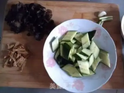 Make Mushu meat step 0