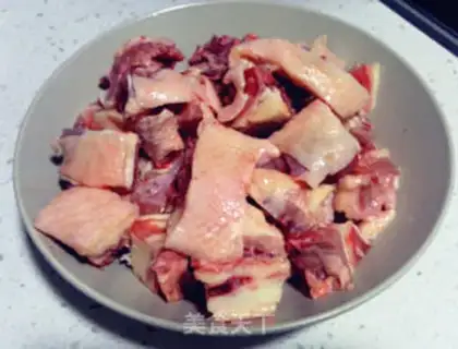 Make Little abalone dry chicken step 2
