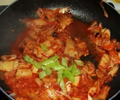 Make Hot cabbage makes a lot of meat step 9