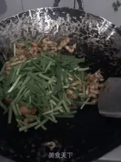 Make ♪ Burning green shrimp ♪ step 5