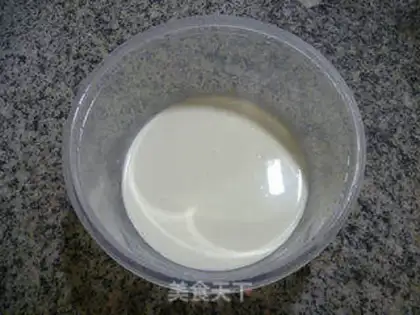 Make Peaches ice cream step 2
