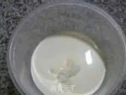 Make Peaches ice cream step 3