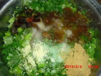 Make The radish meat bag step 2