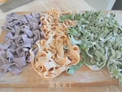 Make Colored noodles step 0