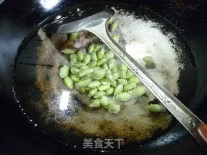 Make Soybeans, fried eggs step 5