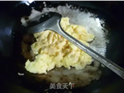 Make Soybeans, fried eggs step 8