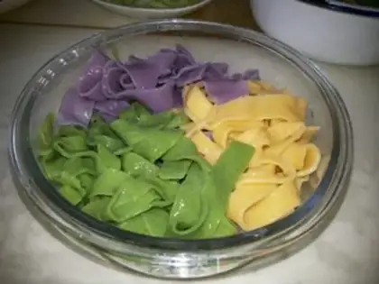 Make Colored noodles step 6