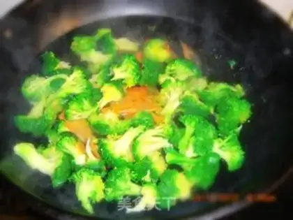 Make Clear the broccoli step 2