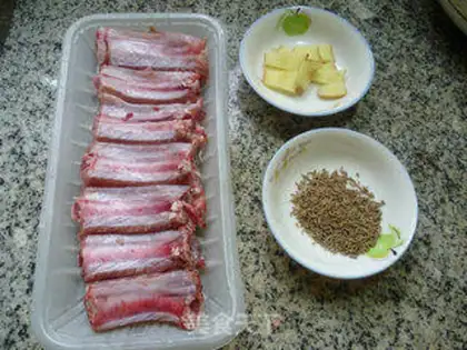 Make Routine ribs step 0