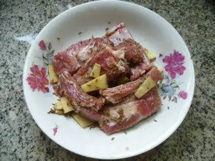 Make Routine ribs step 8