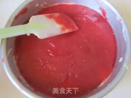 Make A mountain cake step 6