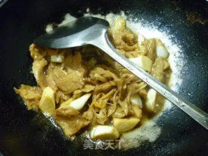 Make The yellow cabbage is white roasted step 20