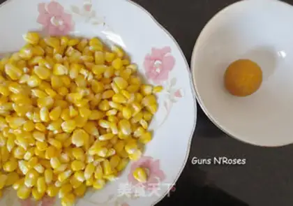 Make Gold sand corn step 1