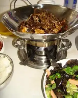 Make A dry pot of tea and mushrooms step 11