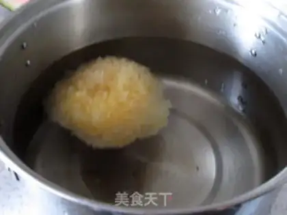 Make Ice cream, silver melon step 1