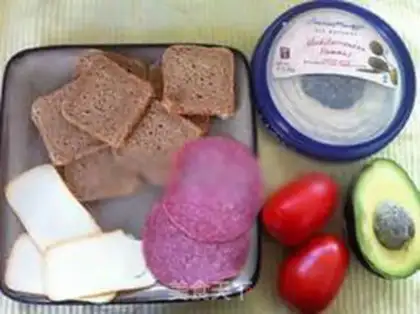 Make American sandwich, cold plate step 0