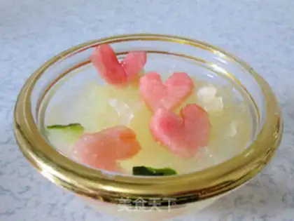 Make Ice cream, silver melon step 11