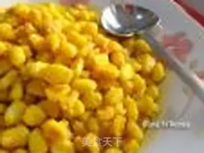Make Gold sand corn step 7
