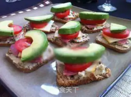 Make American sandwich, cold plate step 3