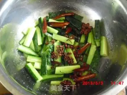 Make Pretzel cucumber step 3
