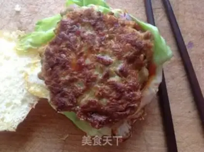 Make Burn pork chop burgers step 5