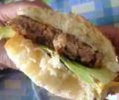 Make Burn pork chop burgers step 7