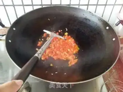 Make Shrimp salmon pizza step 1