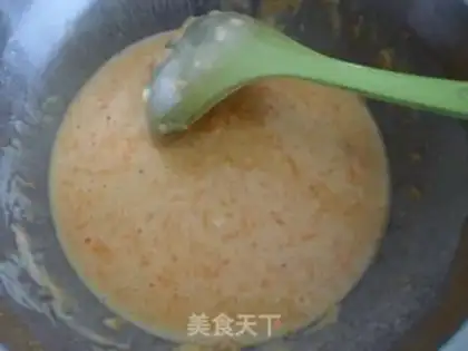 Make Carrot egg waffles step 2