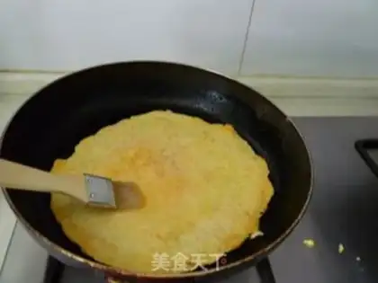 Make Carrot egg waffles step 4