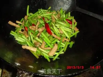 Make Garlic fried meat step 5