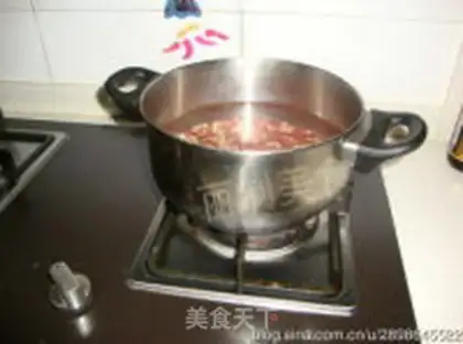 Make Red bean rice step 1