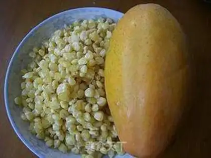 Make Meal corn melon step 0