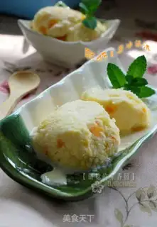 Make Yogurt mango ice cream step 15