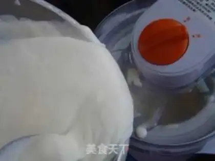 Make Milk and fruit and ice cream step 7