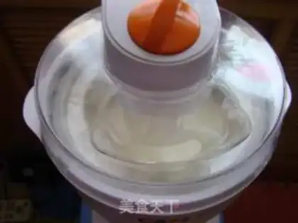 Make Milk and fruit and ice cream step 8