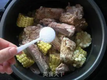 Make Northeast corn stew ribs step 5