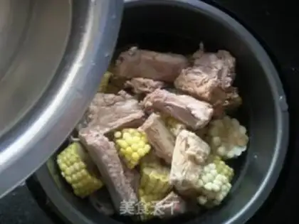 Make Northeast corn stew ribs step 6