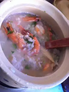 Make Shrimp congee step 16