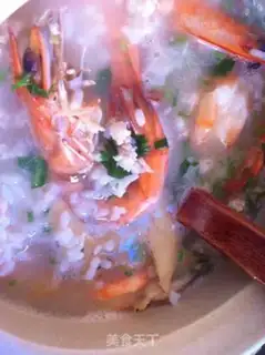 Make Shrimp congee step 17