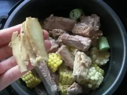 Make Northeast corn stew ribs step 8