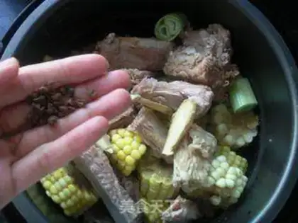 Make Northeast corn stew ribs step 9