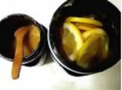 Make Lemon honey tea step 7
