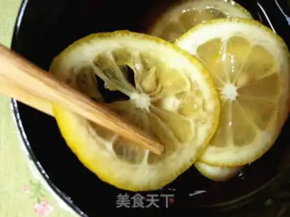 Make Lemon honey tea step 9