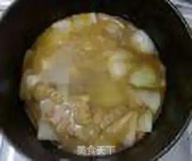 Make Curry shrimp step 4
