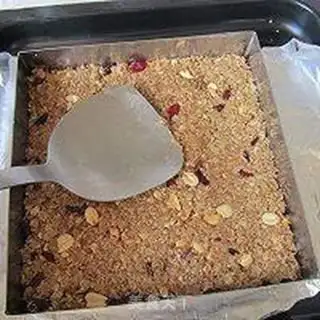 Make Cranberry peanut bar step 3