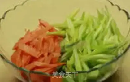 Make Celery curds step 1
