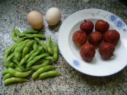 Make Soybeans, fried eggs step 0